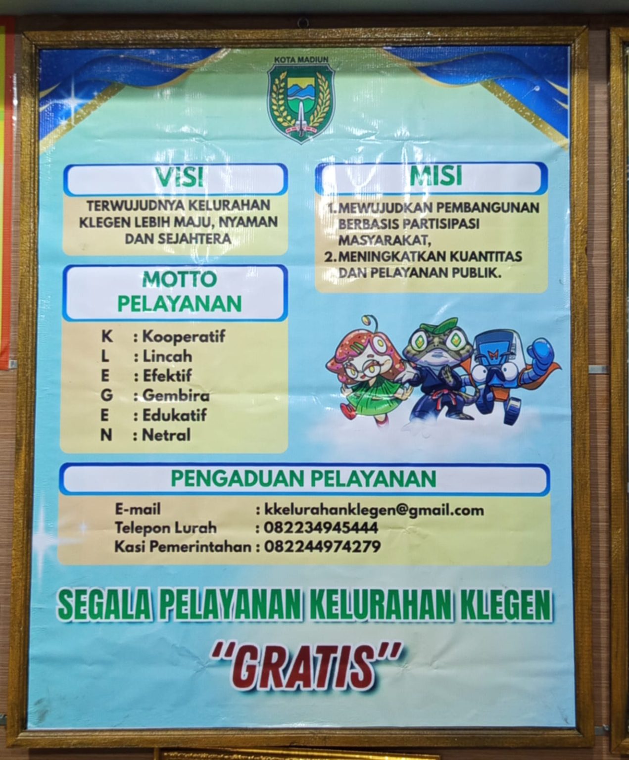 Klegen Visi Misi Kelurahan Klegen 2026 – KELURAHAN KLEGEN